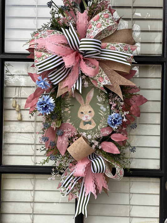 Sweet Oval Bunny Swag