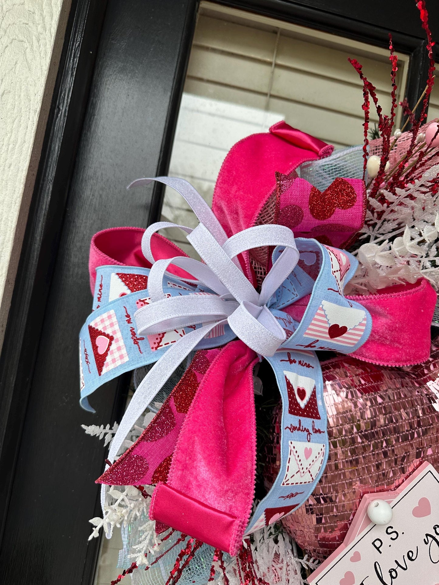 PS I Love You Valentine Wreath